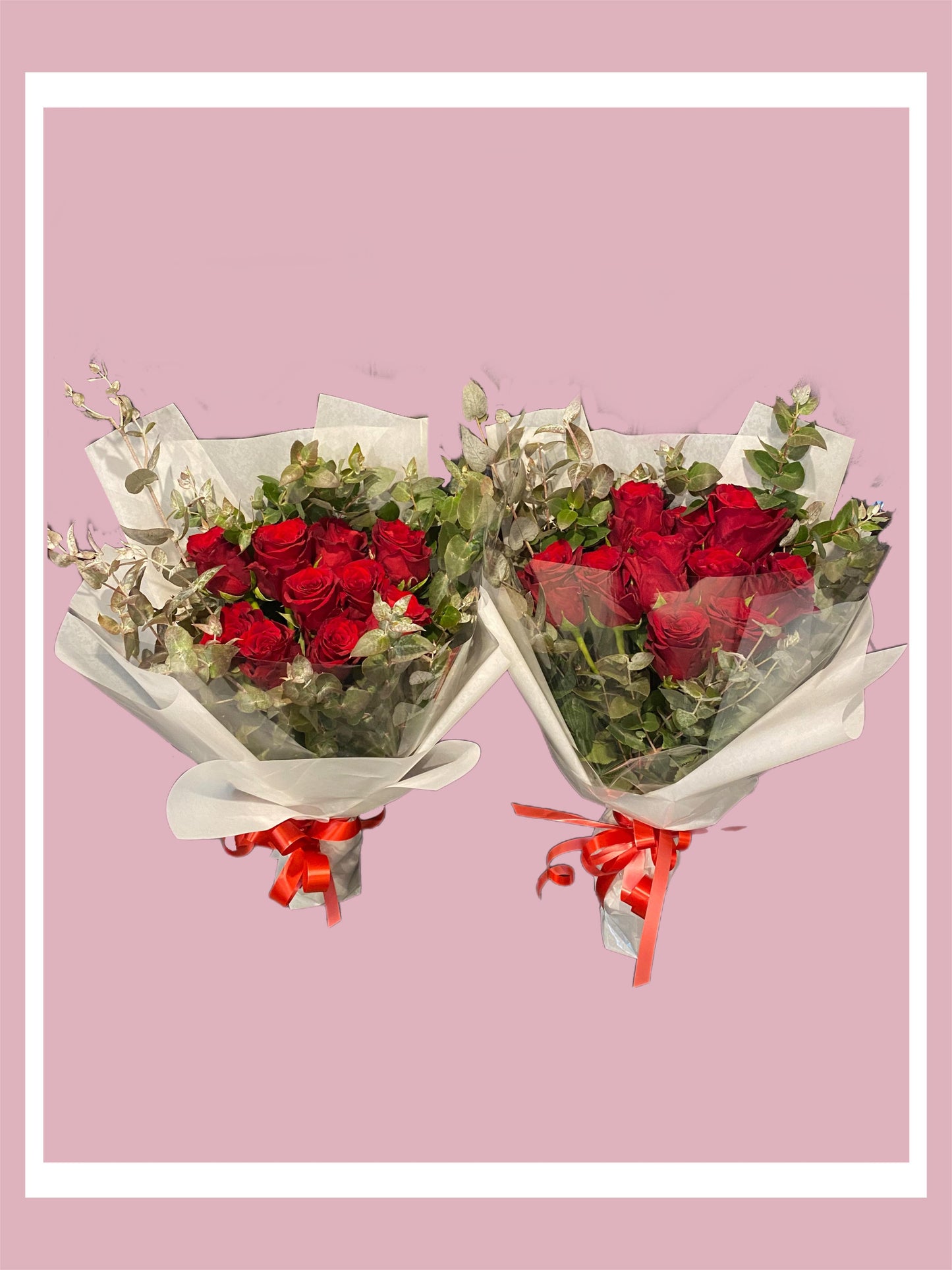 Premium Roses With Greenery