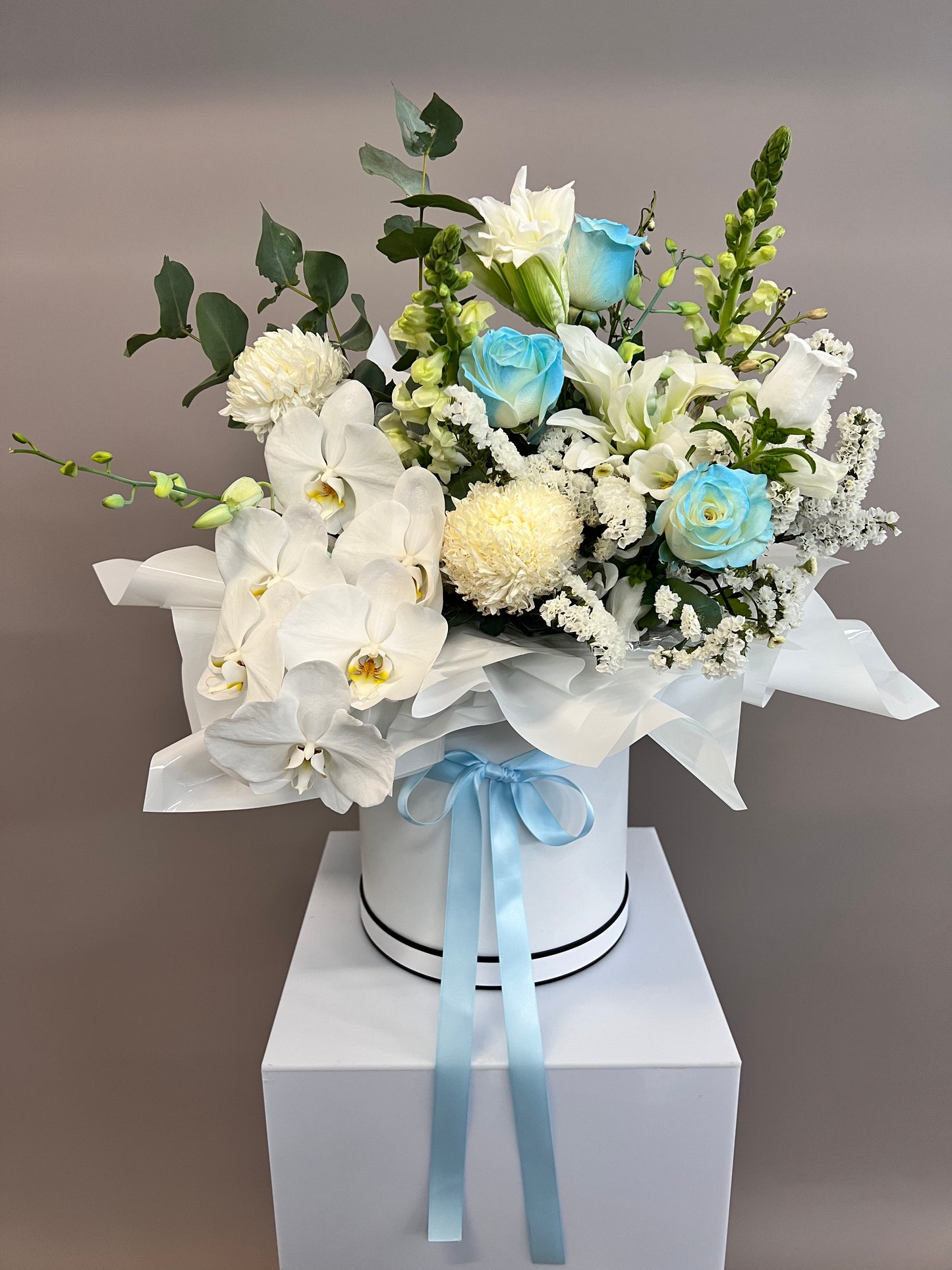 Baby Blues in a Hat Box