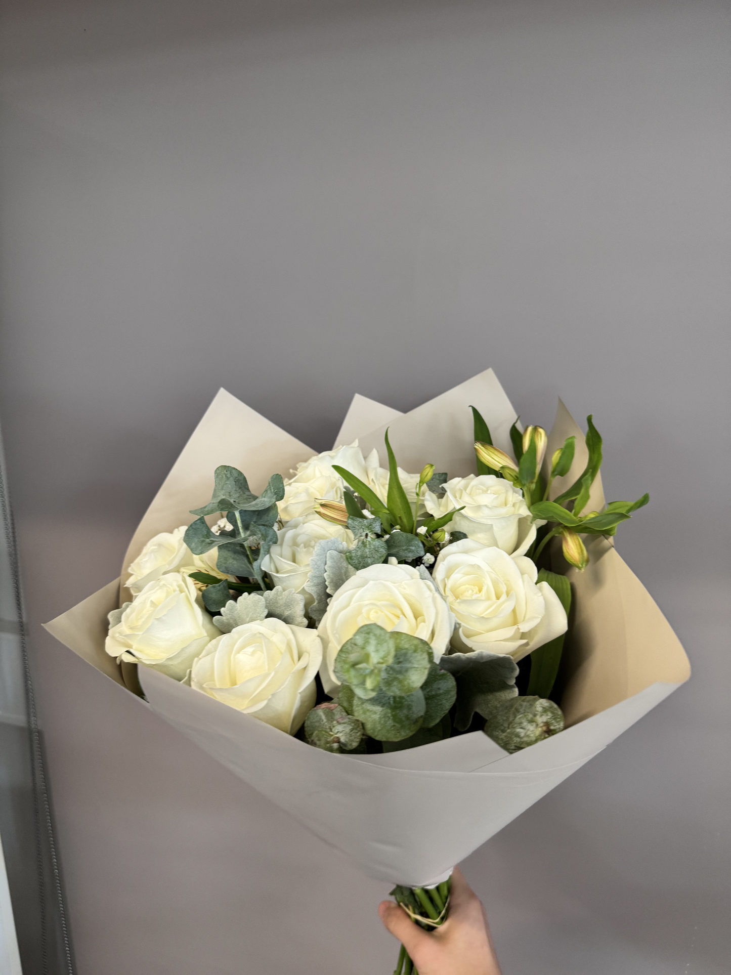Deluxe Rose Bouquet with Greenery