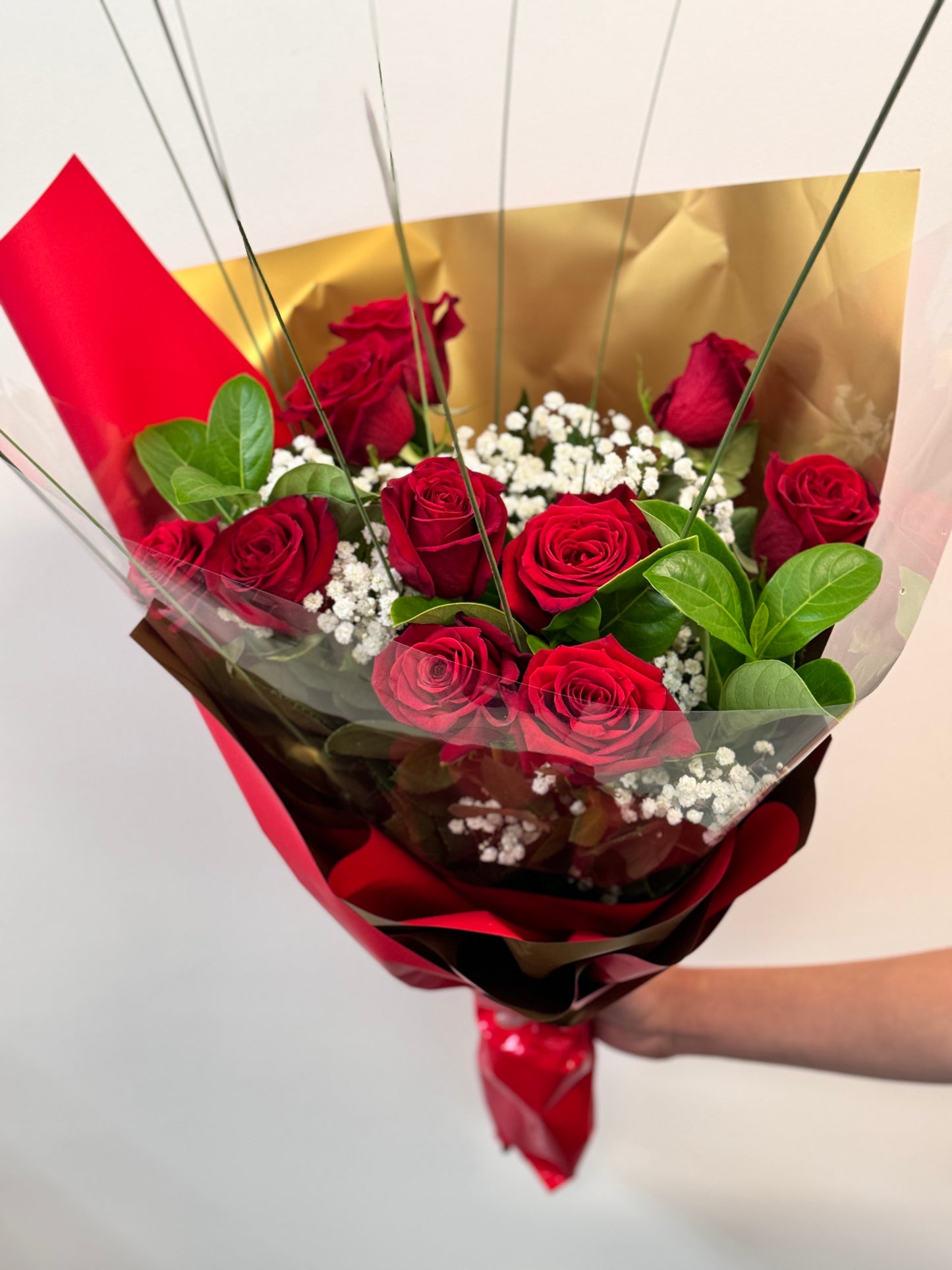 Stunning Roses and Oriental Lillies