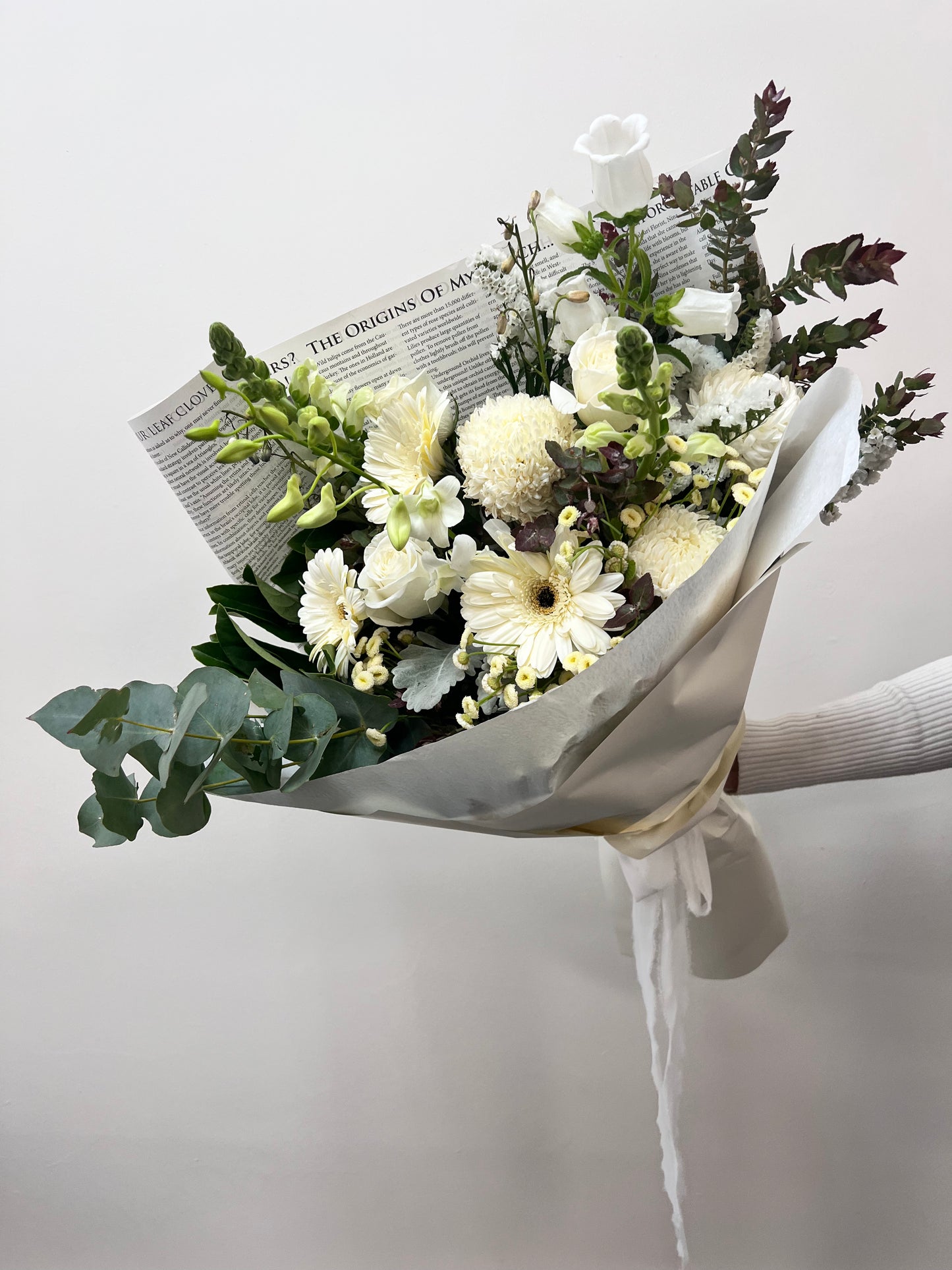 Elegant in White Bouquet