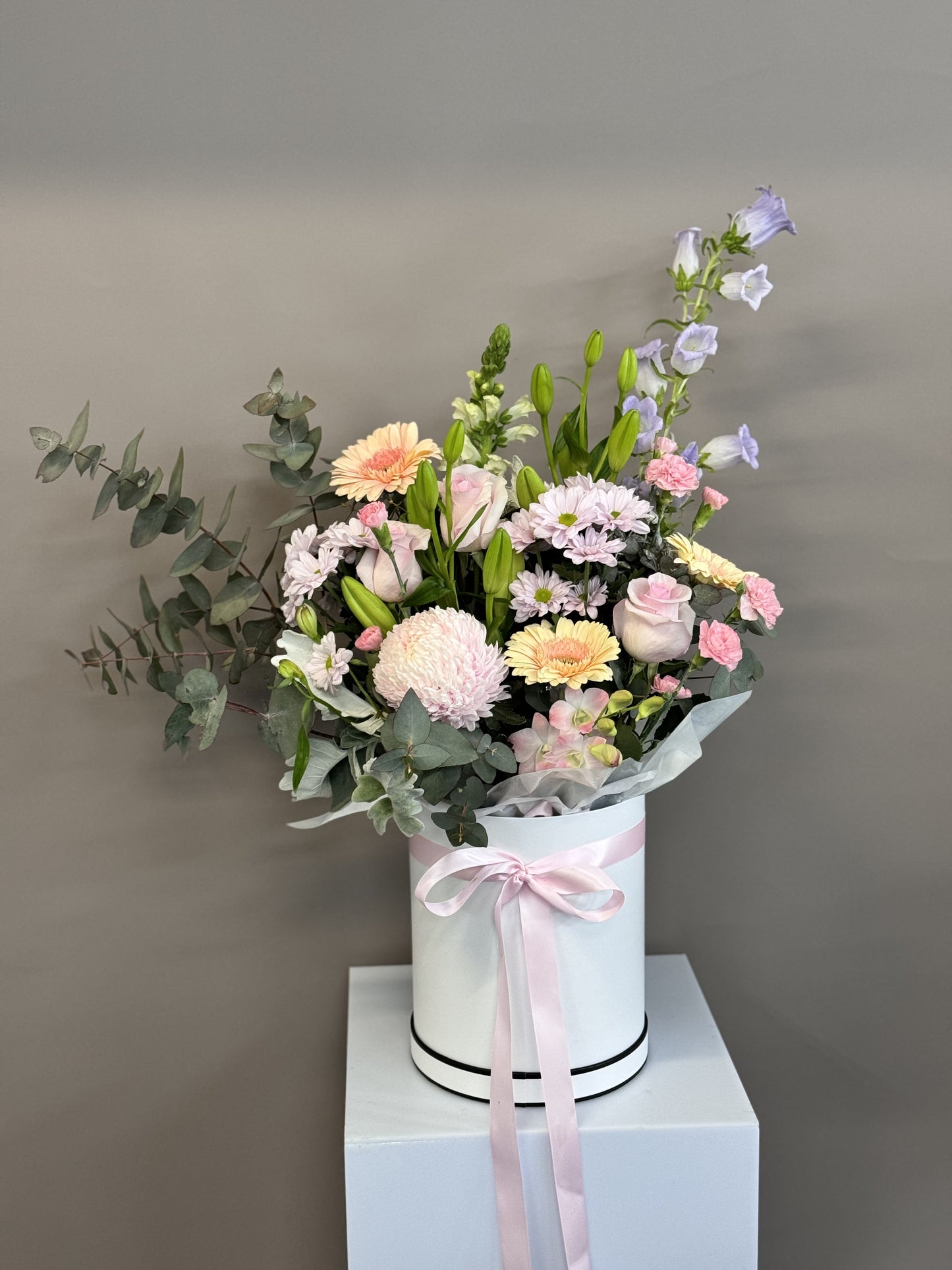 Perfect Pastels in a Hat Box
